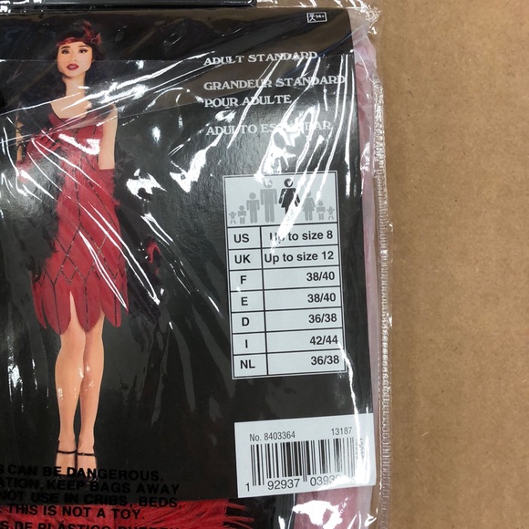 Clue Miss Scarlet Women’s Costume! New! - Picture 4 of 4